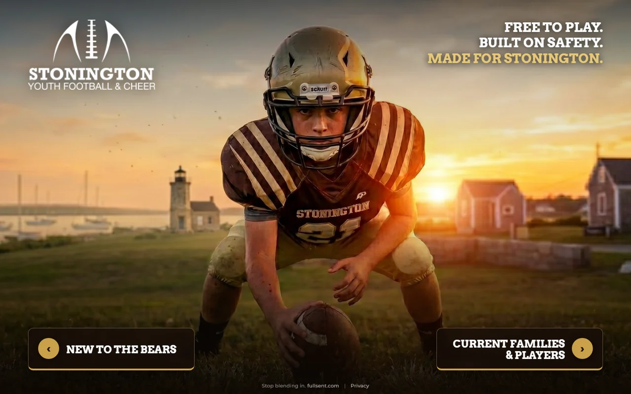 stoningtonfootball.com homepage